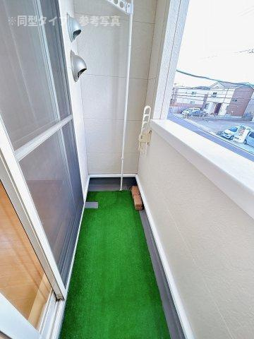 エルシティ　オリビアIIのバルコニー