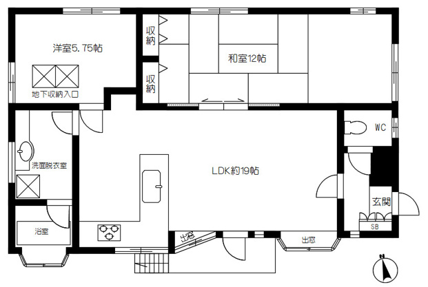 【間取り】 | 伊東市玖須美元和田　戸建