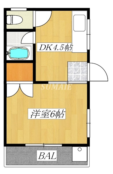 フナドハイツカマクラの間取り|間取です☆