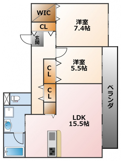 【間取り】 | プランドール里中