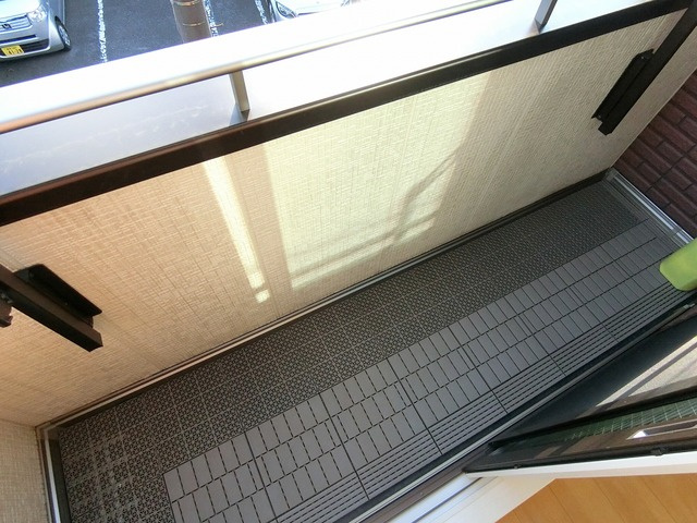 イズミ　ヒルトップ　アパートメントのバルコニー|★LDK側のバルコニー★