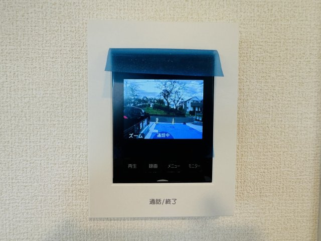 八王子市　丸山町　新築一戸建て　２期のセキュリティ|～TVモニター付インターホン　訪問者の確認に便利です～