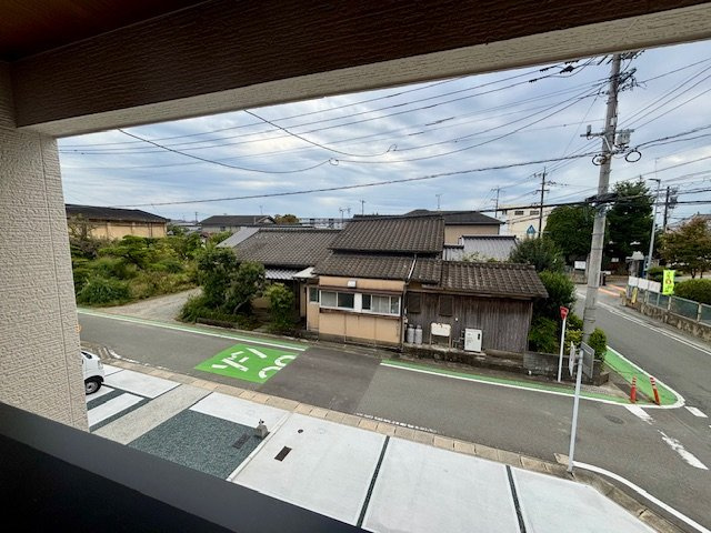 筑後市西牟田　8号地の展望|2階からの眺望です。周辺には高い建物がなく、通風良好な開放感のある立地です。