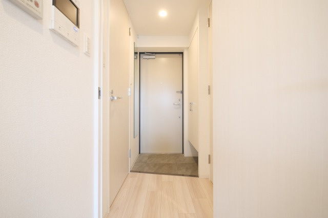 セレニテ西中島アリア壱番館の玄関