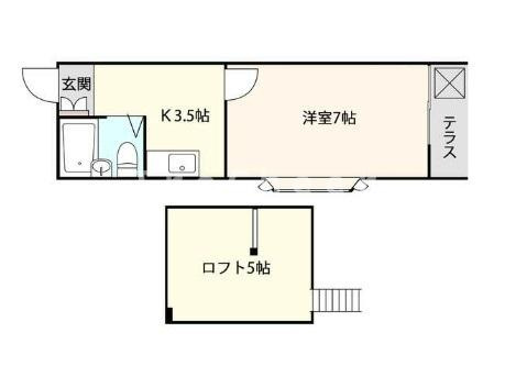 【間取り】 | パレス平和台
