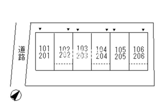 グレイス代々木の区画図