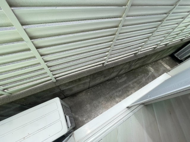 和光市丸山台２丁目のアパートのバルコニー