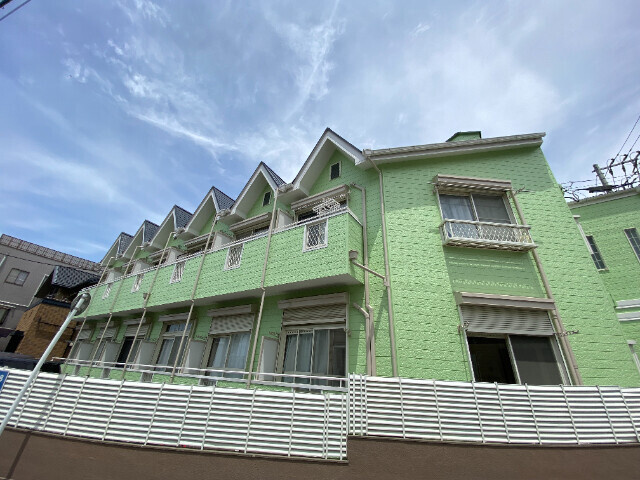 和光市丸山台２丁目のアパートの外観パース