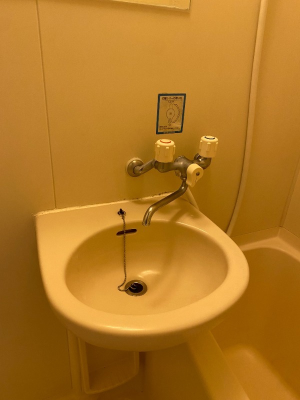 和光市丸山台２丁目のアパートの洗面所