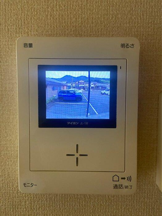 フローラルハイツのセキュリティ|ＴＶインターホン付きで安心ですね♪