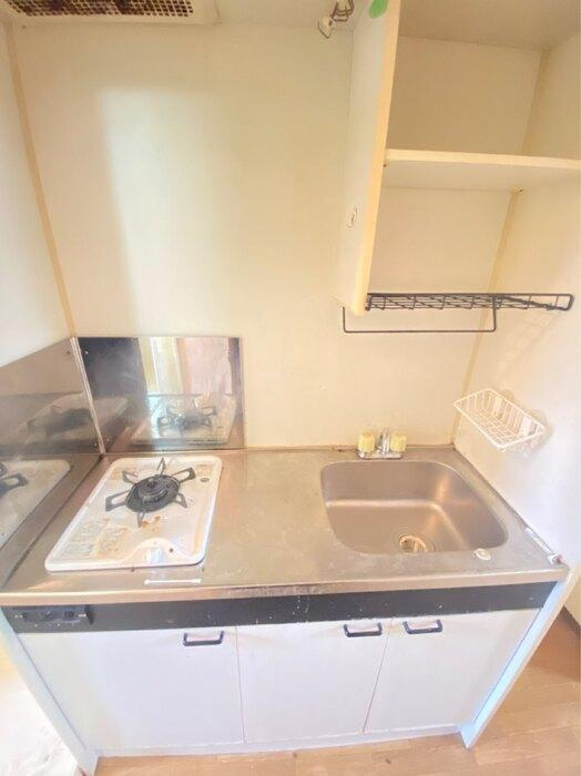 フローラルハイツのキッチン|ガスコンロ付きの物件は少ないので◎◎