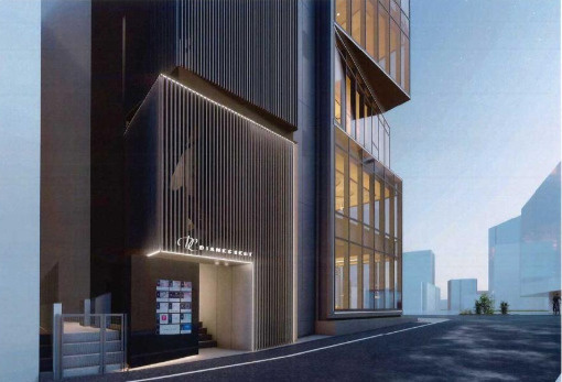 渋谷区神南１丁目のビルの外観パース|イメージ