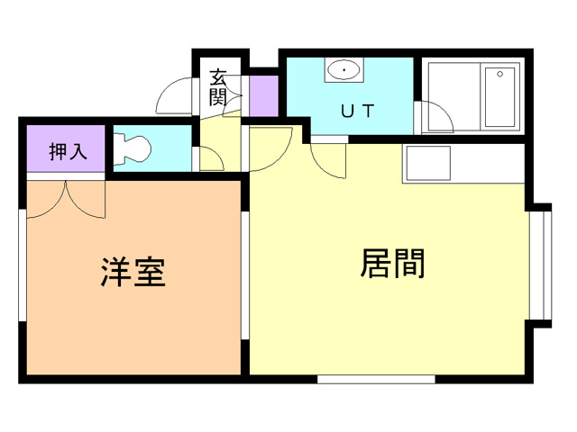 コーポオアシスの間取り