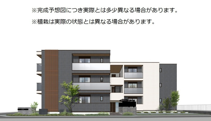 パサログランデ羽衣の外観パース