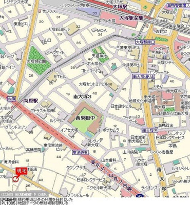 【地図】 | ロイヤルアメニティー東池袋