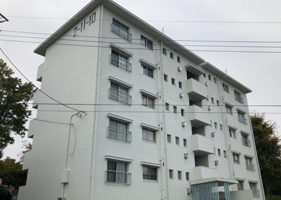 【外観】 | 鶴川２丁目住宅１１－１０号棟 | ＲＣ造、Reinforced Concreteは直訳すると補強されたコンクリートです。主に柱や梁・床・壁が鉄筋とコンクリートで構成おり、鉄筋を組んだ型枠にコンクリートを流し込んで固めたものを指します。