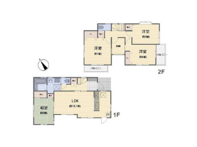 【間取り】 | 和光市下新倉4丁目　中古一戸建住宅　（成増店） | 全居室6帖以上の広々4LDKに地下車庫付き
