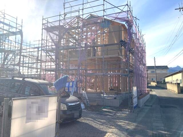 【区画図】 | リーブルガーデン.S渋川市第13八木原ー① | 古巻小学校、古巻中学校まで500ｍ圏内！
カースペースは4台駐車可能！