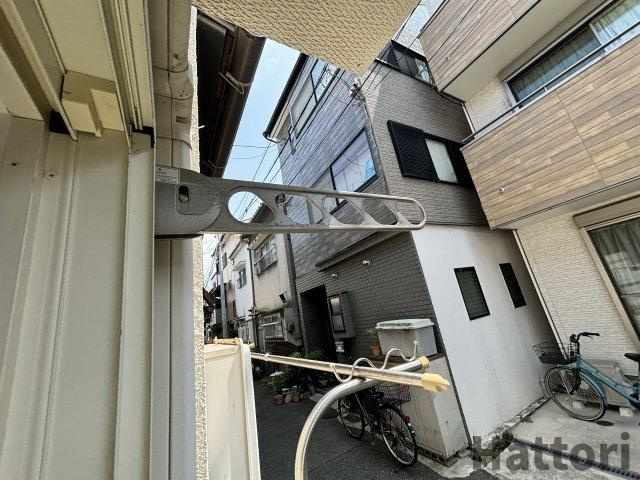 ユープラス上新庄のバルコニー