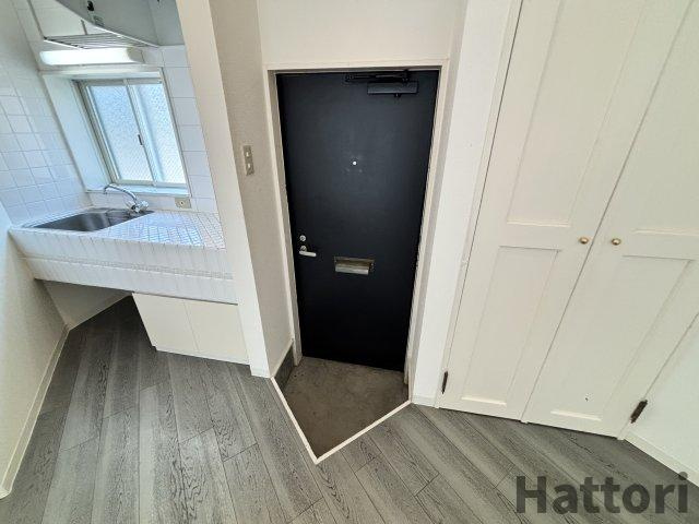 ユープラス上新庄の玄関