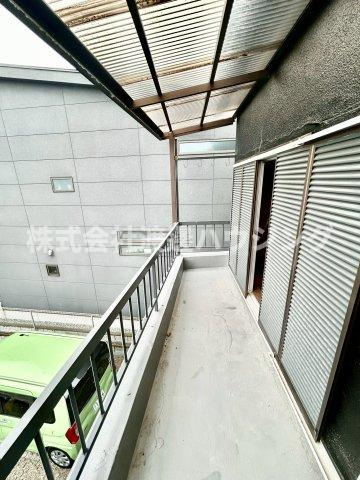 八尾市久宝寺２丁目のテラスのバルコニー