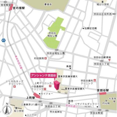 【地図】 | アンシャンテ世田谷