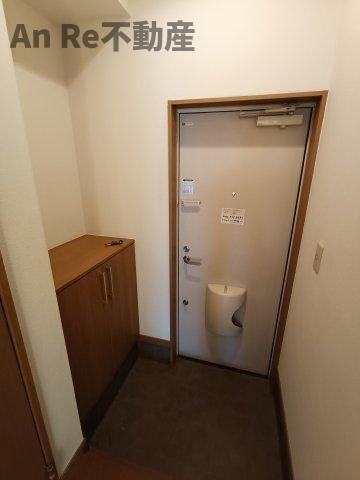 トライミーハイツの玄関