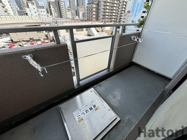 おおきに北梅田サニーアパートメントのバルコニー