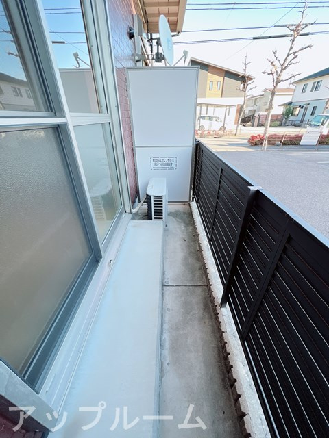 プランドールコート中央のバルコニー