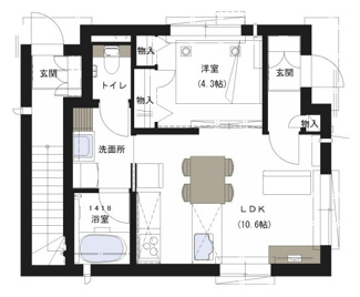 【間取り】 | Hale Luana ハレルアナ