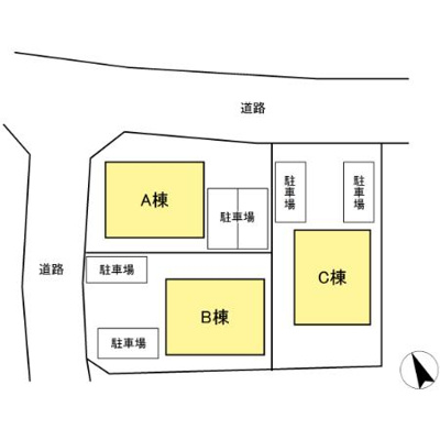 【区画図】 | (仮称)あきる野市平沢　戸建貸家