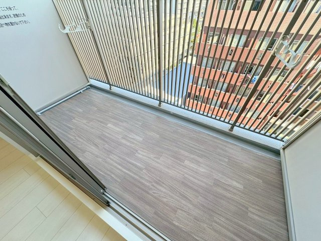 エステムコート新大阪Ⅺリンクスのバルコニー