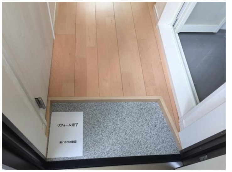 フェリス下高井戸の玄関|明るい玄関です