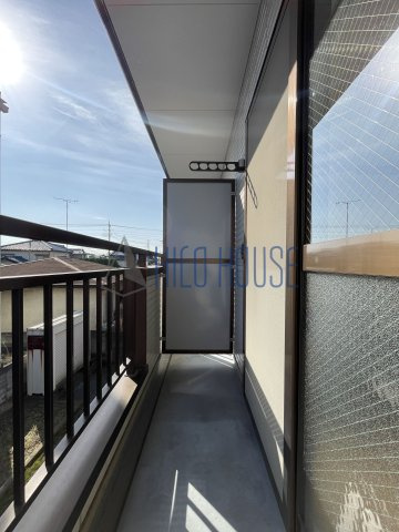 池ノ谷ハイツのバルコニー