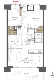【間取り】ＢＥＬＩＳＴＡ吉島 