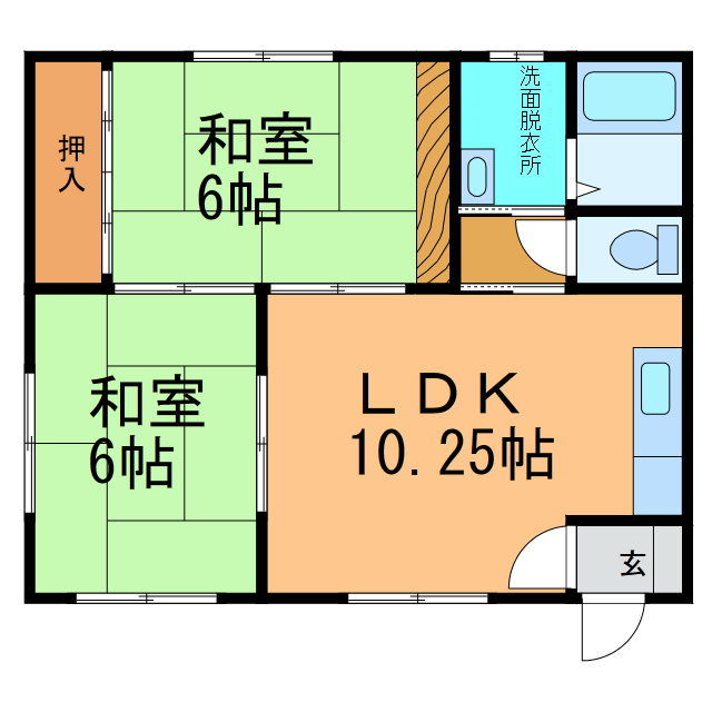 高橋マンションの間取り