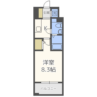 プラウドフラット新大阪の間取り