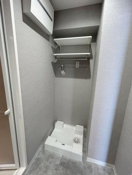 【中古マンション】鶴ヶ島駅通りダイカンプラザのランドリースペース|ランドリースペースです