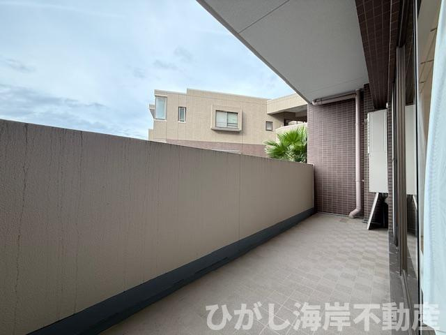 ライオンズマンション茅ヶ崎グランコーストのバルコニー|北側バルコニー