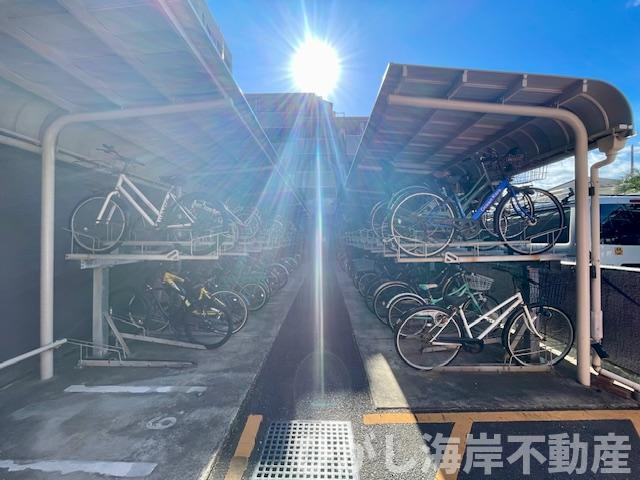 ライオンズマンション茅ヶ崎グランコーストの駐輪場|敷地内駐輪場
