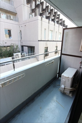 熊本市中央区九品寺１丁目の賃貸マンションのバルコニー
