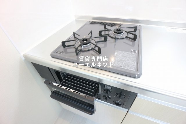 【設備】 | Wood GardenⅡ | ２口ガスコンロで自炊派の方も◎