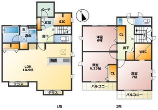 【間取り】 | 日野市新井１丁目