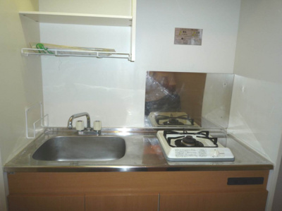 【キッチン】 | ＳＫヒルズⅡ | １口ガスコンロ付き