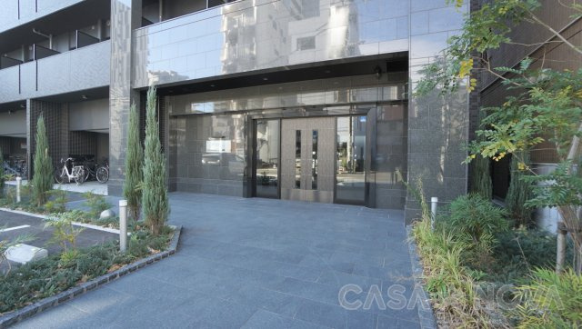 ディアレイシャス矢場町のエントランス|落ち着いたエントランスです