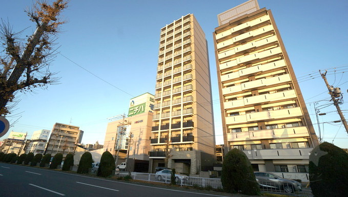S-RESIDENCE山王の外観パース|こちら、外観パースです