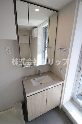 ザ・パークハビオSOHO横浜関内の独立洗面台