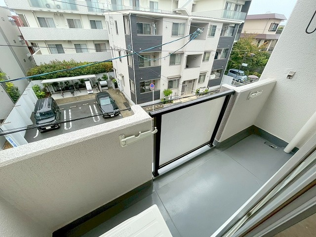 メゾン豊里のバルコニー