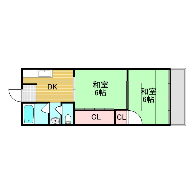 メゾン豊里の間取り