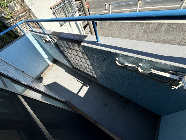 グローバル南豊中のバルコニー